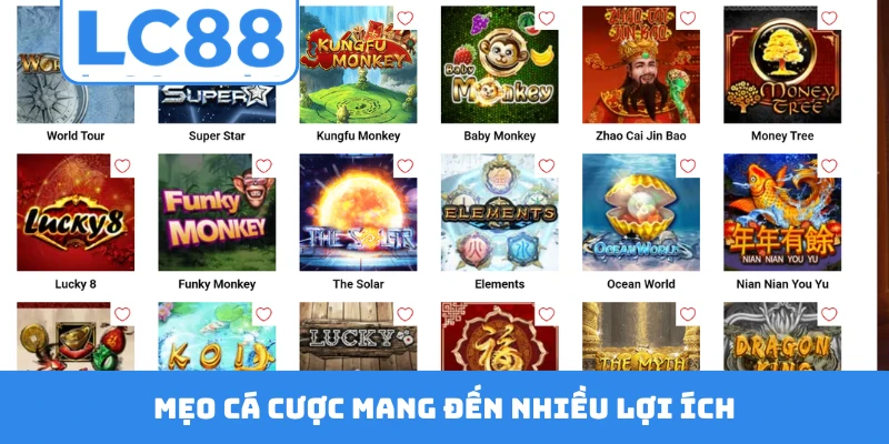 Mẹo cá cược mang đến nhiều lợi ích thiết thực cho hội viên